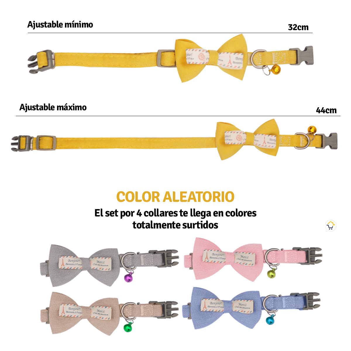 collar corbatin con cascabel mas44 collar corbatin con cascabel mas44